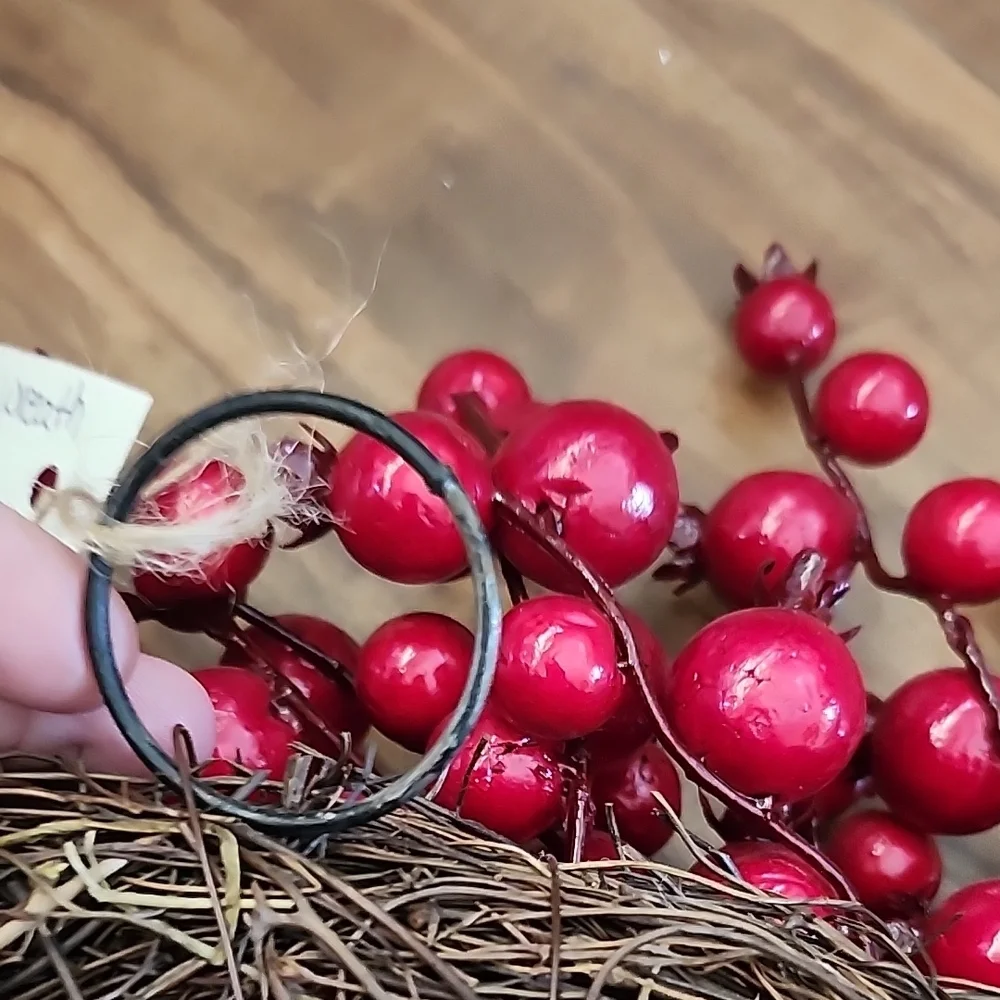 Festive Red Berry Holiday Wreath